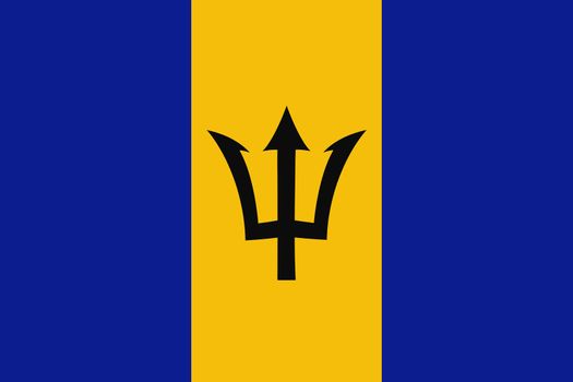 A flag of Barbados background illustration large file