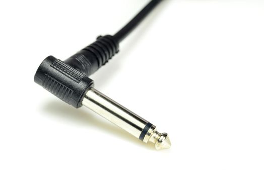 6.5mm phone connector in a closeup