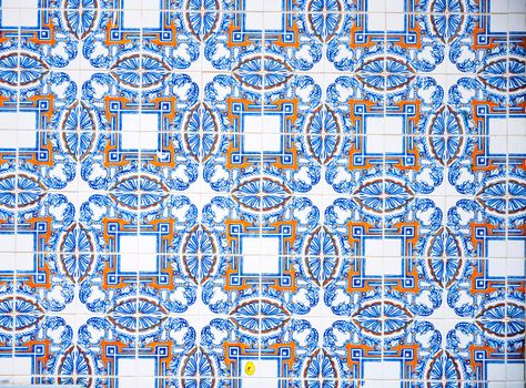 Azulejo is a form of Portuguese and Spanish painted tin-glazed ceramic tilework. Found on the interior and exterior of churches, palaces, houses, schools, restaurants and railway stations. They are an ornamental art form, but also had a specific functional capacity like temperature control in homes.