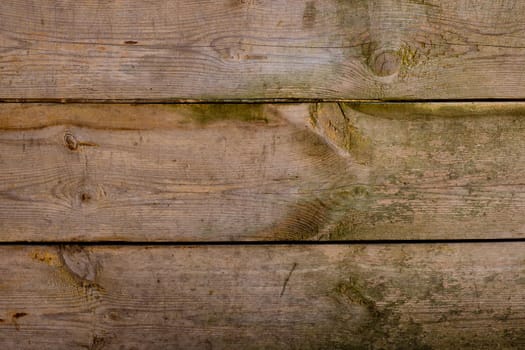 Old wooden horizontal boards. Rustic style. Textured background.