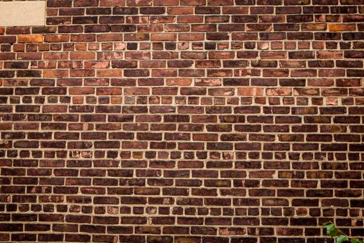 Orange brick wall background  