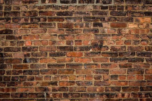 Orange brick wall background  