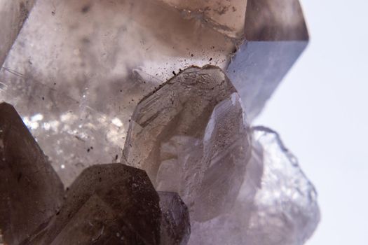 Close up of Black Smoke Quartz Crystal. High quality photo