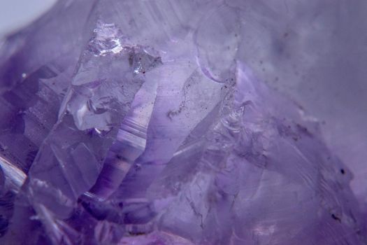 Close up of Amethyst Quartz Crystal . High quality photo