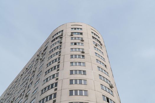 Multi storey residential complex against the sky. Urban architecture