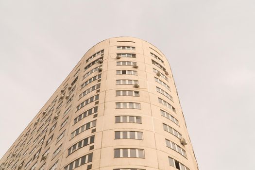 Multi storey residential complex against the sky. Urban architecture