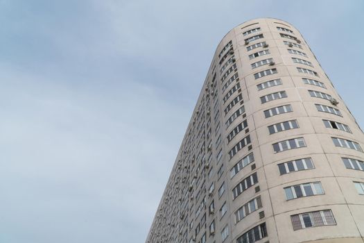 Multi storey residential complex against the sky. Urban architecture