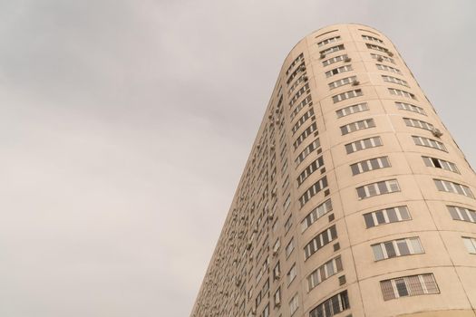 Multi storey residential complex against the sky. Urban architecture