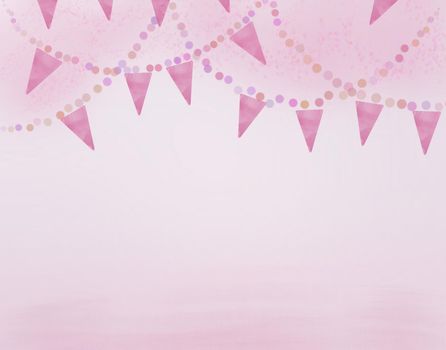Pink birthday background. Use for concept design wallpaper christmas, valentine festival of love