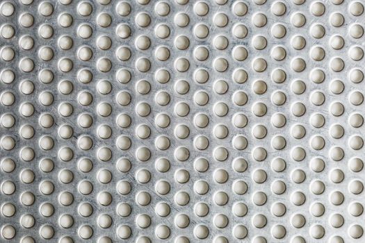 Silver metal shaped like a honeycomb for design background, texture