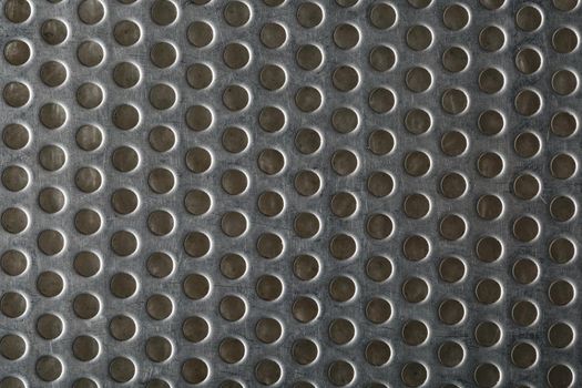 Silver metal shaped like a honeycomb for design background, texture