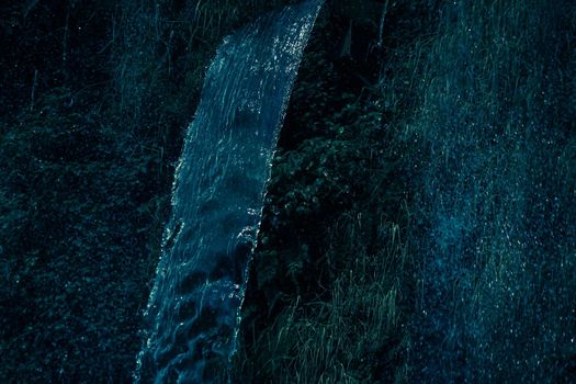 A waterfall in a jungle. Shooting Location: Singapore