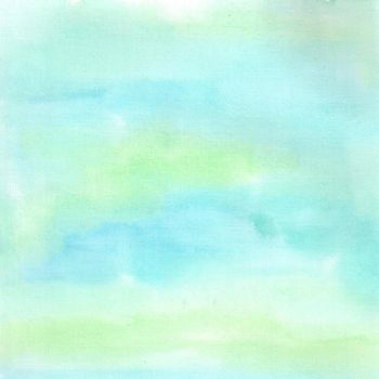 Blue and green watercolor background
