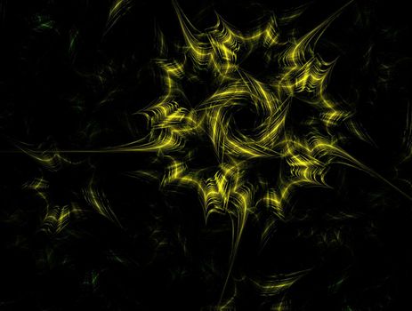 Imaginatory lush fractal texture image abstract background