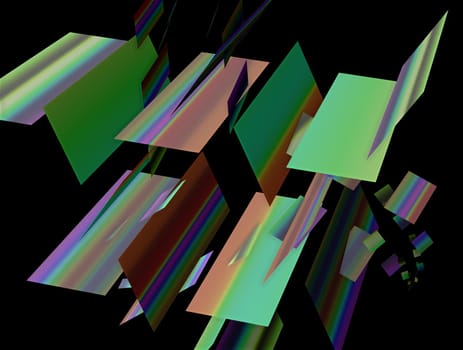 Imaginatory lush fractal texture image abstract background