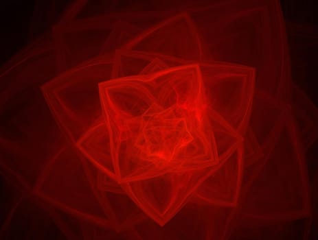 Imaginatory lush fractal texture image abstract background