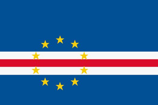 A Cape Verde flag background illustration large file