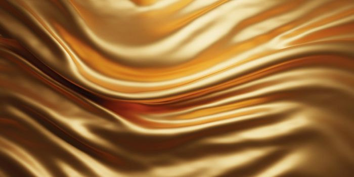 Gold luxury fabric background 3d render