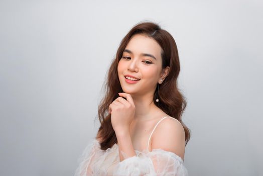 Sexy Asian woman with beauty face and perfect skin 