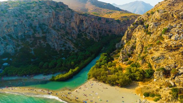 amazing beaches of Greece series -preveli (Crete)