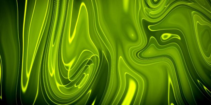 Transparent Green creativity, modern art. Ink colors are amazingly bright, luminous, translucent, free-flowing, and dry quickly. Natural pattern, luxury. Abstract artwork, trendy style.