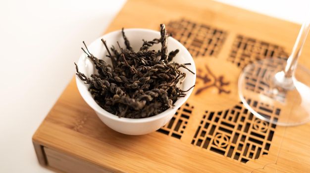 textured tea on the tea table in gaivani