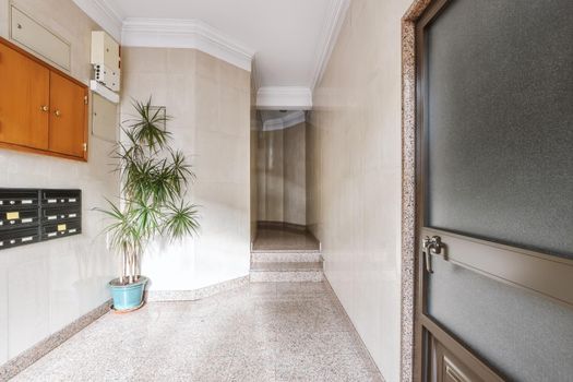 Interior of a spacious room in a luxury house