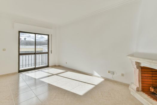 Interior of a spacious room in a luxury house
