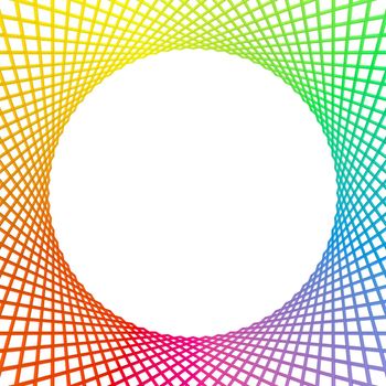 Rainbow colored abstract geometric background