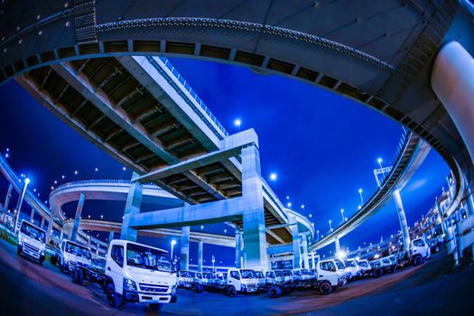 Metropolitan high-speed Gulf Line, Daikoku Junction (Yokohama City Tsurumi Ward). Shooting Location: Yokohama-city kanagawa prefecture