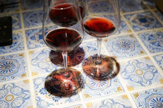 Restaurant Red Wine Image. Shooting Location: Tokyo metropolitan area