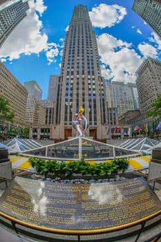 Image of Rockfeller Center (New York). Shooting Location: New York, Manhattan