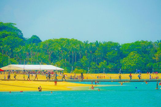 Sentosa Island Beach. Shooting Location: Singapore