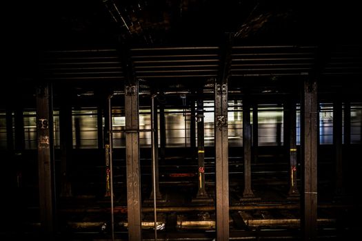 New York Subway Image. Shooting Location: New York, Manhattan