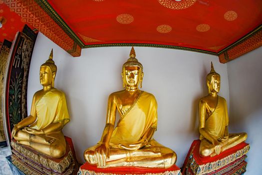 Religious facilities of Wat Po (Temple). Shooting Location: Bangkok, Thailand