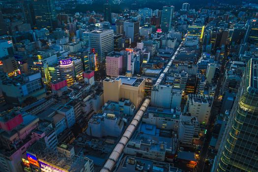 Miyagi Prefecture, Sendai City city (from the Observatory of Aer). Shooting Location: Sendai, Miyagi Prefecture