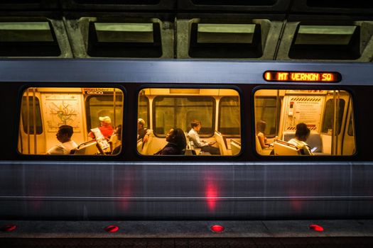 Washington DC Subway. Shooting Location: Washington DC