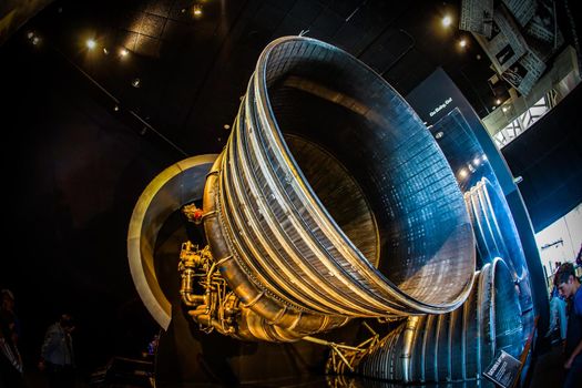 Rocket engine image. Shooting Location: Washington DC