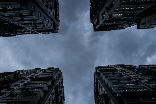 Hong Kong Huge Meeting Housing. Shooting Location: Hong Kong Special Administrative Region