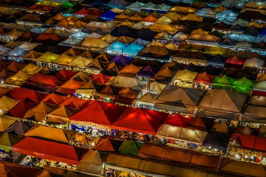Talato Lotfi Ratchada (Night City of Thailand, Bangkok). Shooting Location: Bangkok, Thailand