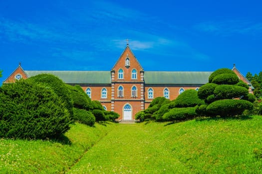 Trapist Monastery (Hokkaido Hokuto City). Shooting Location: Hokkaido