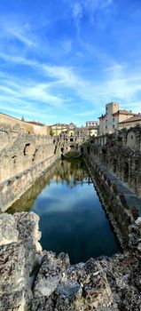 palace of Sassuolo Modena tub and swimming pool. High quality photo