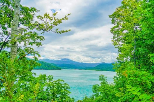 Tadable Lake Dam (Hokkaido Kamikawa County). Shooting Location: Hokkaido