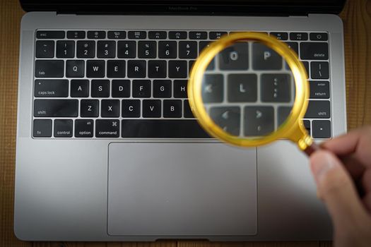 Stylish Laptop Keyboard Image. Shooting Location: Yokohama-city kanagawa prefecture