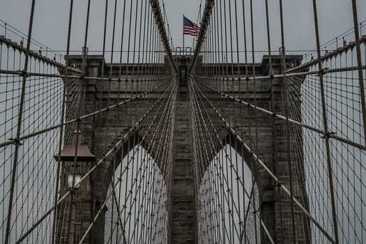 Brooklyn Bridge (USA New York). Shooting Location: New York, Manhattan