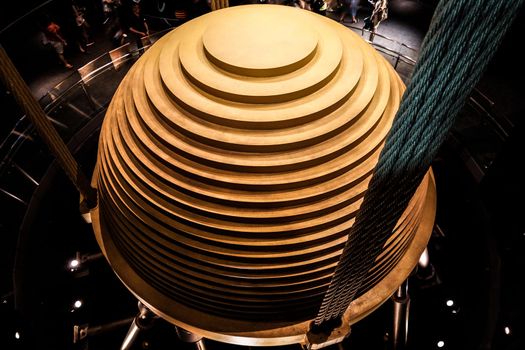 Taipei 101 Tuno Mass Damper. Shooting Location: Taiwan, Taipei