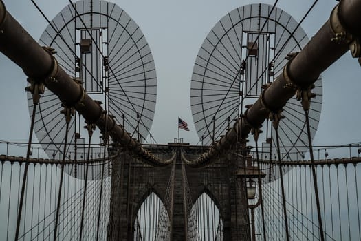 Brooklyn Bridge (USA New York). Shooting Location: New York, Manhattan