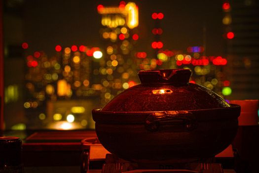 Winter standard and pot image. Shooting Location: Tokyo metropolitan area