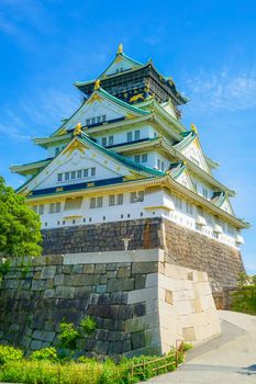 Image of Osaka Castle. Shooting Location: Osaka Prefecture