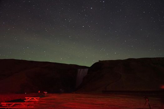 Icelands Skugafter Falls. Shooting Location: Iceland, Lay Cavik